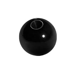 5mm Black Acrylic Captive Bead Ring Replacement Ball