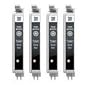 PCArena - 1 Set of 4 Black Compatible Ink Cartridges for Epson Stylus D120 D78 D92 DX400 DX4000 DX4050 DX4400 DX4450 DX5000 DX5050 DX6000 DX6050 DX7000 DX7400 DX7450 DX8400 DX8450 DX9400F S20 SX100 SX105 SX200 SX205 SX400 SX405 SX600FW BX300f S21 SX110 SX115 SX410 SX415 SX515W SX210 SX215 Compatibles T711 T0711 TO711  latest version inks work with all the latest Epson printers