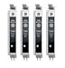 PCArena - 1 Set of 4 Black Compatible Ink Cartridges for Epson Stylus D120 D92 D78 DX4000 DX4050 DX5000 DX5050 DX6000 DX6050 DX7000 DX7450 DX8450 Compatibles T711 T712 T713 T714 - v3.2 inks work with all the latest Epson printers