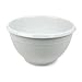 Le Creuset 7-1/2-Quart Large Ribbed Rim Stoneware Mixing Bowl, White