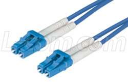 9/125 Colored Fiber Optic Duplex Cables with LC, SC and ST Connectors