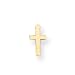 14K Gold Cross Stamping Disc