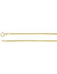 1.5 mm Flexible Herringbone Chain 14K Yellow 7 Inch Ch43