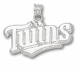 Minnesota Twins "Twins" 1/2" Pendant - Sterling Silver Jewelry