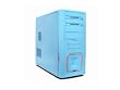 Raidmax Corporate Series O2 302 - Mid tower - ATX - power supply - baby blue - USB/Audio