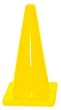 18" Bright Traffic Cone - Yellow - Sports Team Practice - Set of Two (2)