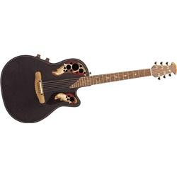 Ovation Adamas II 30th Anniversary Reissue Acoustic-Electric Guitar, Black by 