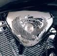 Show Chrome Air Cleaner Cover - Free Spirit , Finish: Chrome 81-108
