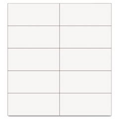 MasterVision Dry Erase Magnetic Tape Strips, 2 x 0.87 Inches White, 25/Pack (BVCFM2418)
