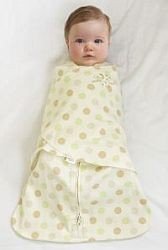 Halo Innovations Sleepsack Swaddle, Sage Dots, Newborn