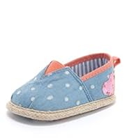 Spotted Slip-On Espadrille Pram Shoes