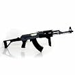 NERD Softair Gewehr RK47 Metall SILVER!!!!!!!!!!! AEG ELEKTRISCH !!! Komplettset !