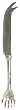 Decorative Cheese Knife With Stainless Steel Hands Handle Set / 2
