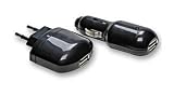 Hartig + Helling SN 20 3-in-1-Universal-USB-Ladeger�t und Netzteil Set schwarz - 
