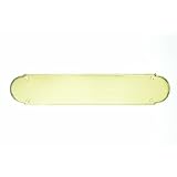Top Knobs M900 Plain Push Plate Pull Backplate - Polished Brass