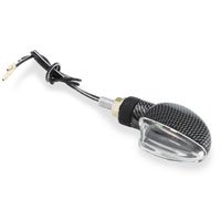 Bikemaster Universal Ultra Small Mini Stalk Turn Signals - --/Black/Amber