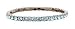L. Erickson USA Swarovski Crystal Stretch Bracelet - Aquamarine Swarovski