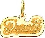 14K Gold NFL Miami Dolphins Charm