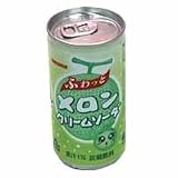 サンガリア ふわっとメロンクリームソーダ 190g缶