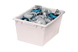 Extra Large Nesting Tote 17 1/4 X 11x12 White. Package of 6