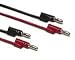Fluke TL932 Patch Cord, With Banana Plug, 91CM, Red &amp; Black