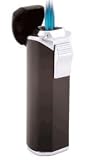 Trio Black Matte Triple Torch Flame Cigar Lighter
