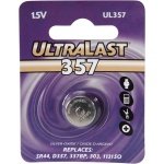 Ultralast Watch/Electronic Silver Oxide Battery Retail Pack - D357B Equivalent