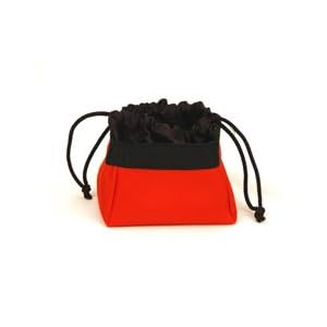 Orange and Black Foldable Water/Food Dog Bowl -Small