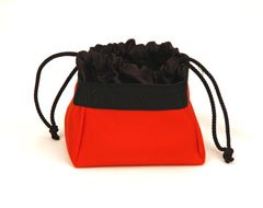 Orange and Black Foldable Water/Food Dog Bowl -Small