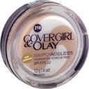 Covergirl & Olay Simply Ageless Foundation Classic Ivory 210, SPF 22, 0.4 oz (Pack of 2)