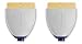 Electronics : Bandridge Premium SVL7392 - Scart Male To Scart Male Video Lead - 2.0 Meters