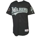 Florida Marlins Alternate Black Authentic MLB Jersey