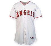 Anaheim Angels Jersey - Authentic Blank Home Jersey by Majestic