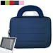 (2 in 1 Asus Pc) Sumac Brand Hardshell Carrying Case Carrying Sleeves Nylon Material for Asus Eee Pc 8g 4g 2g Surf Asus Pc 700 Asus 7-inch Eeepc + Screen Protector Kit (Many color available) Image
