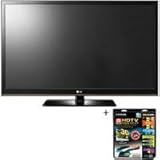 LG 42PT350 42 inch Class Plasma HDTV, 1024 x 768 Resolution, 720p with Basic Accessory Kit (2 HDMI Cables, 1 RGB Cable, 1 Audio Cable, Plasma / LCD Cleaning Kit)