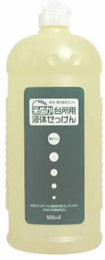 米ぬか台所用液体石けん 本体 500ml