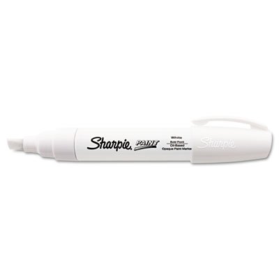 Sharpie Paint Marker, Wide Point, White