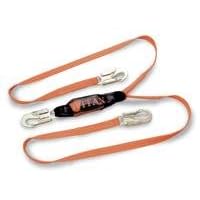 Miller 6' Titan T-Bak Double Leg Tie-Back Lanyard With Shock Absorber by Miller