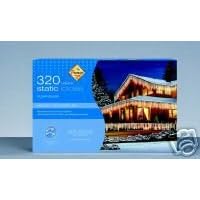 320 Bulb Icicle Lights Blue Static Outdoor / Indoor Use