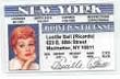 I Love Lucy Drivers License