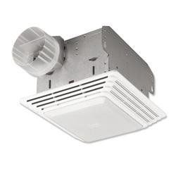 Broan-NuTone HD80LNT Heavy Duty Fan/Light, 80 CFM, 2.5 Sones. 100W Incandescent Light (bulb not incl