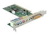 DELOCK PCI Soundkarte 7.1 Channel Surround / Unterstützt DirectSound 3D & A3D Interface / 32-Bit PCI Standard 2.2 / + Vista