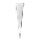 Bel-Art Scienceware 389900000 Polystyrene Styrene Acrylonitrile Imhoff Settling Cone, 1000mL Graduation Interval