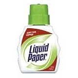 PAP71001 Correction Fluid, For Photocopies, 22 ml, 12/BX, White