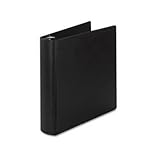 Samsill 17460 - Contour Heavy-Duty Locking Round Ring Binder, 11 x 8-1/2, 2 ....