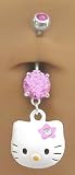 Belly Navel body jewelry piercing bar Hello Kitty Head Ring