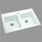 Sterling Breeze 1041-1-0 White Kitchen Sink