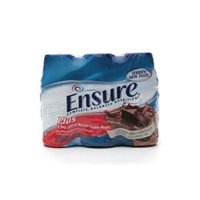 Ensure Plus Complete Balanced Nutrition Shake, Creamy Milk Chocolate, Institutional Use, #50466 - 8 Oz, 24/Case