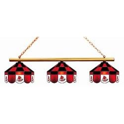 NCAA Louisville Cardinals 3-Light Executive Game Table Lamp