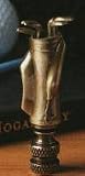 Finial Showcase Gentleman,s Collection Antique Brass Golf Bag Finial- B186A/B186A